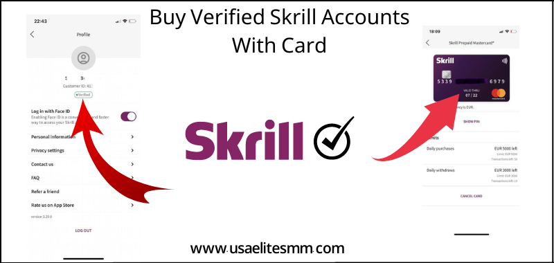 Buy verified Skrill accounts