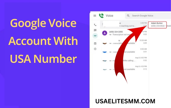Google Voice Account With USA Number